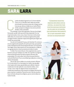 Sara Ines Lara recognized as one in 100 Great Latin American Women