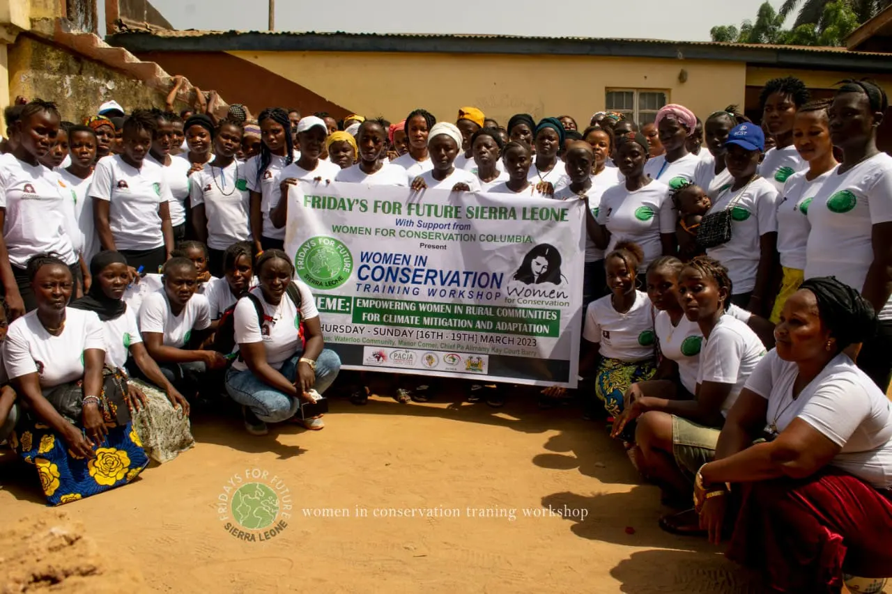 Sierra Leone Update: 100 Women Begin Reforestation Training